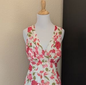 NWT Sugarlips Floral Wide Leg Jumpsuit XS
